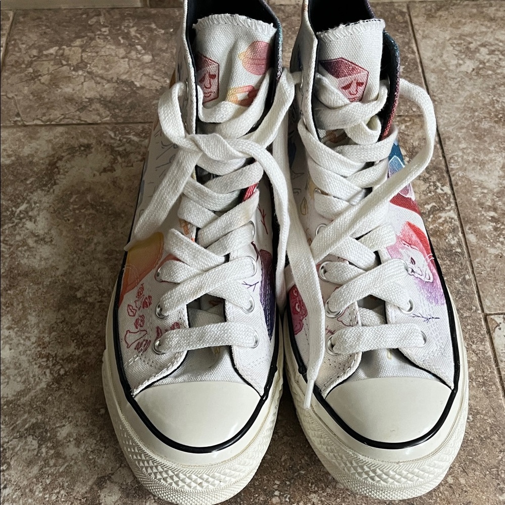 Converse Chuck 70 Artist Series Multicolor High-Top Sneakers Men’s 8, Women’s 10 - Picture 3 of 8